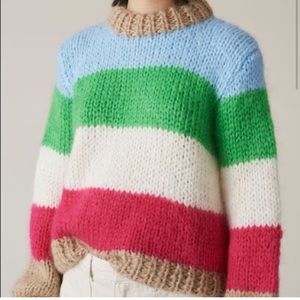 Ganni Julliard Mohair and Wool Sweater small